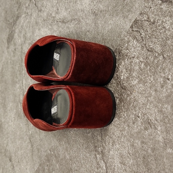 Senso red suede slip on heeled mules size 36 - Picture 3 of 9